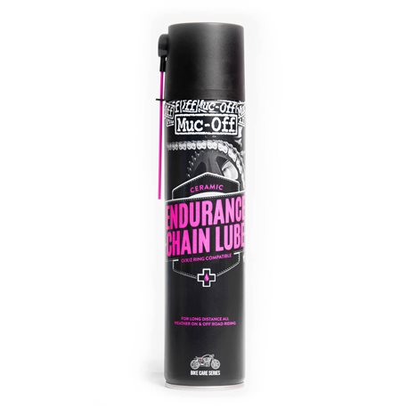 GRASA DE CADENA CERÁMICA MUC-OFF MOTORCYCLE ENDURANCE CERAMIC CHAIN LUBE SPRAY 400ML