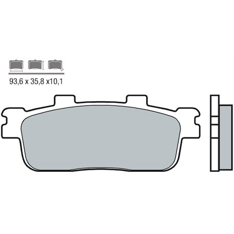 PASTILLAS DE FRENO SINTERIZADAS BREMBO 07069XS