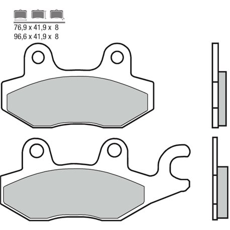 PASTILLAS DE FRENO SINTERIZADAS BREMBO 07071XS