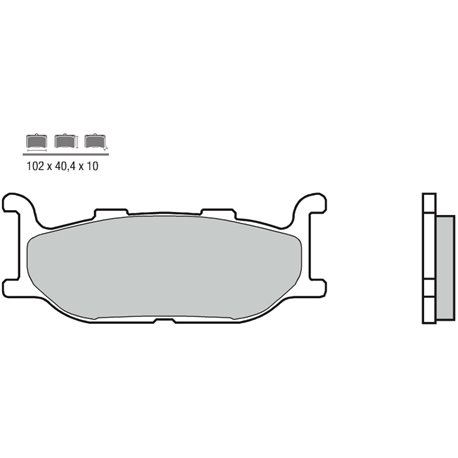 PASTILLAS DE FRENO SINTERIZADAS BREMBO 07073XS