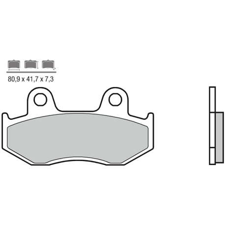 PASTILLAS DE FRENO SINTERIZADAS BREMBO 07078XS