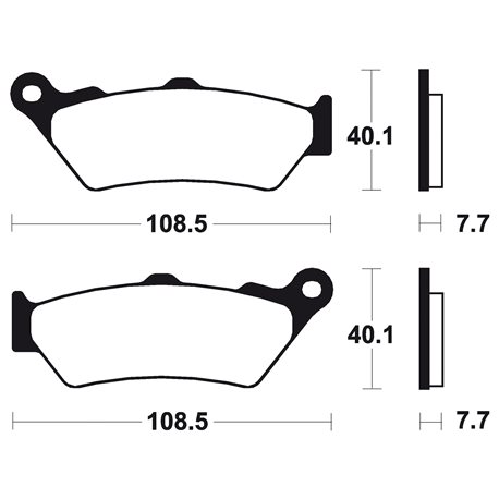 PASTILLAS DE FRENO ORGÁNICAS BREMBO 07BB0306