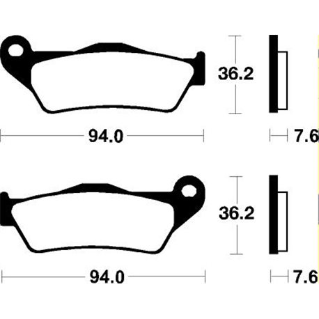 PASTILLAS DE FRENO SINTERIZADAS BREMBO 07BB04SA