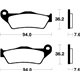 PASTILLAS DE FRENO SINTERIZADAS BREMBO 07BB04SD