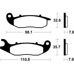 PASTILLAS DE FRENO ORGÁNICAS BREMBO 07GR03CC