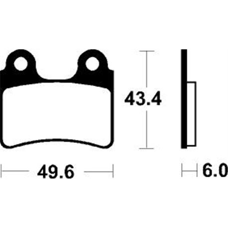 PASTILLAS DE FRENO ORGÁNICAS BREMBO 07GR5804