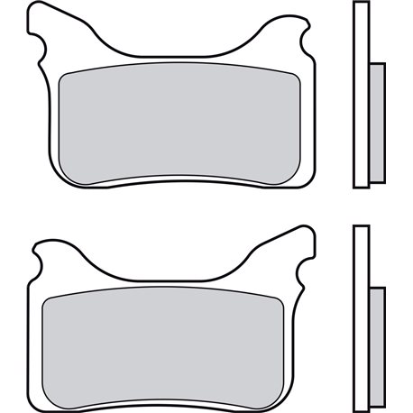 PASTILLAS DE FRENO SINTERIZADAS BREMBO 07GR75SA