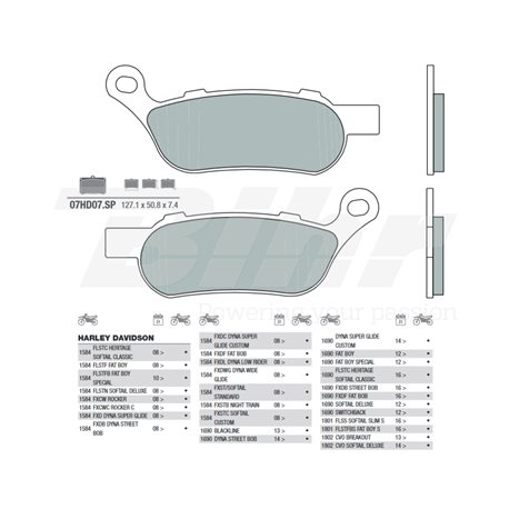 PASTILLAS DE FRENO SINTERIZADAS BREMBO 07HD07SP