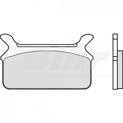 PASTILLAS DE FRENO ORGÁNICAS BREMBO 07HD0910