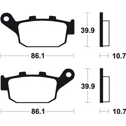 PASTILLAS DE FRENO SINTERIZADAS BREMBO 07HO27SP