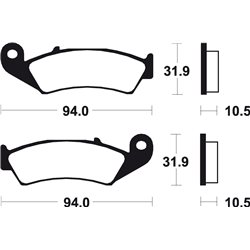 PASTILLAS DE FRENO SINTERIZADAS BREMBO 07HO29SP