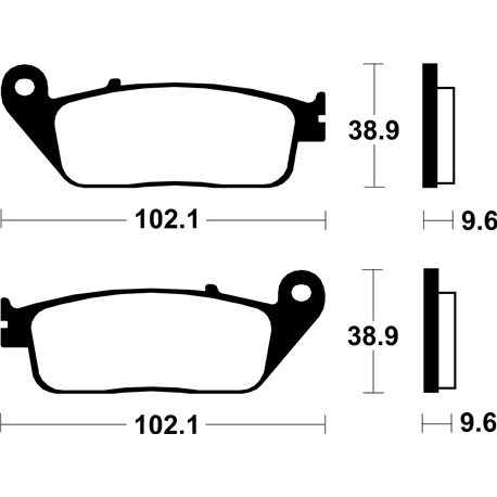 PASTILLAS DE FRENO SINTERIZADAS BREMBO 07HO31SP