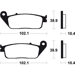 PASTILLAS DE FRENO SINTERIZADAS BREMBO 07HO34SP