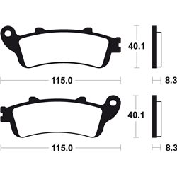 PASTILLAS DE FRENO SINTERIZADAS BREMBO 07HO43SP