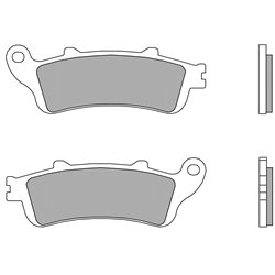 PASTILLAS DE FRENO SINTERIZADAS BREMBO 07HO44SA