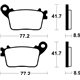 PASTILLAS DE FRENO SINTERIZADAS BREMBO 07HO59SP