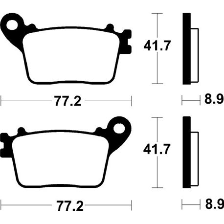 PASTILLAS DE FRENO SINTERIZADAS BREMBO 07HO59SP