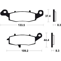 PASTILLAS DE FRENO SINTERIZADAS BREMBO 07KA18SP