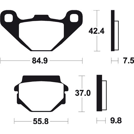 PASTILLAS DE FRENO SINTERIZADAS BREMBO 07KS04SD