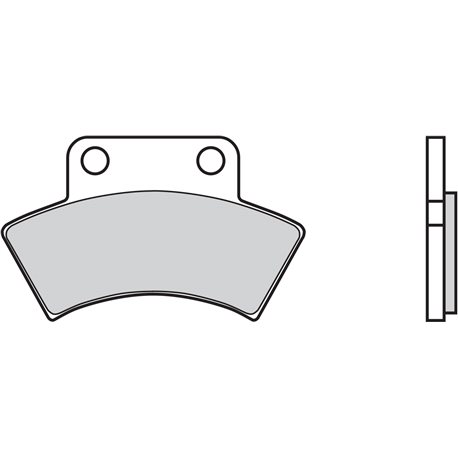 PASTILLAS DE FRENO SINTERIZADAS DE COMPETICIÓN BREMBO 07PO03SX