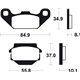 PASTILLAS DE FRENO SINTERIZADAS DE COMPETICIÓN BREMBO 07SU11SX