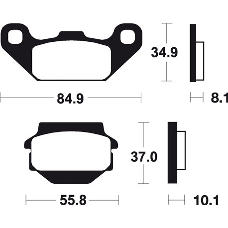 PASTILLAS DE FRENO SINTERIZADAS DE COMPETICIÓN BREMBO 07SU11SX