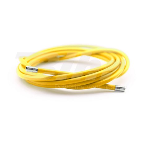 FUNDA CABLE ACERO LAMINADO Ø5 AMARILLO 2M