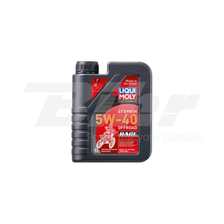 BOTELLA DE 1L ACEITE LIQUI MOLY 100% SINTÉTICO 4T SYNTH 5W-40 OFF ROAD RACE 3018