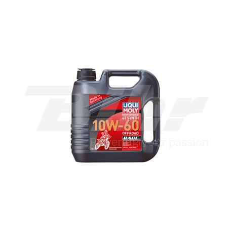 GARRAFA DE 4L ACEITE LIQUI MOLY 100% SINTÉTICO 4T SYNTH 10W-60 OFF ROAD RACE 3054