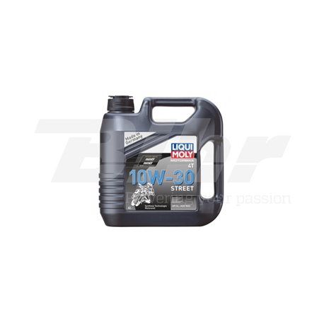 GARRAFA DE 4L ACEITE LIQUI MOLY MOTORBIKE 4T SEMI-SINTÉTICO 10W-30 STREET 1688