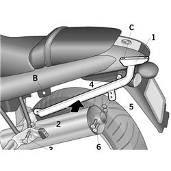 FIJACIONES TOP SHAD BMW R850/1150R 02