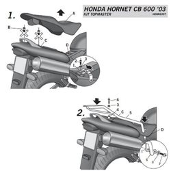 FIJACIONES TOP SHAD HOND.HORNET 600 03