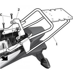 FIJACIONES TOP SHAD HONDA CBR125/250 '11