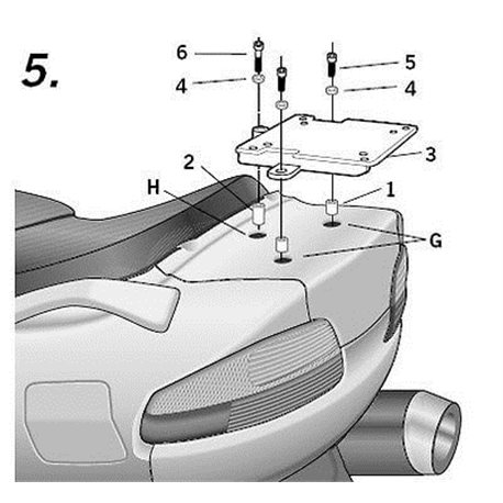 FIJACIONES TOP SUZ.BURGMAN 650'02