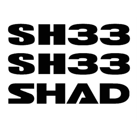 SET SIDE STICKERS BLACK SH33