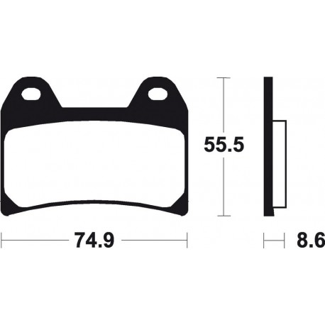 DUCATI MONSTER 900 i.e., 900 S i.e., DARK i.e., METALLIC i.e., CROMO i.e. 900 (00-16) DELANTERAS BREMBO