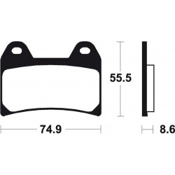 DUCATI MONSTER 900, DARK i.e. 900 (02-16) DELANTERAS BREMBO