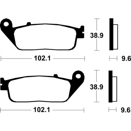 HONDA CB X 500 (13-14) DELANTERAS BREMBO