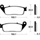 HONDA CB-1 400 (89-90) DELANTERAS BREMBO