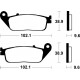 HONDA CBR F 300 (14-16) DELANTERAS BREMBO