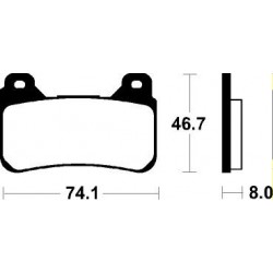 HONDA CBR RR 1000 (04-05) DELANTERAS BREMBO