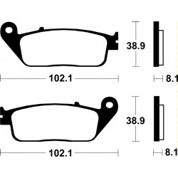 HONDA NTV REVERE 650 (88-93) DELANTERAS BREMBO