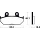 HONDA NX DOMINATOR 650 (88-92) DELANTERAS BREMBO