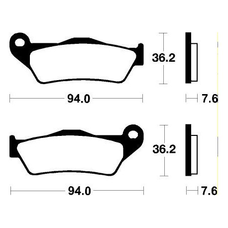 HONDA SLR 650 (97-16) DELANTERAS BREMBO