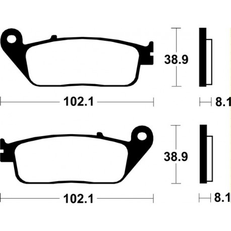 HONDA STEED 250 (93-16) DELANTERAS BREMBO