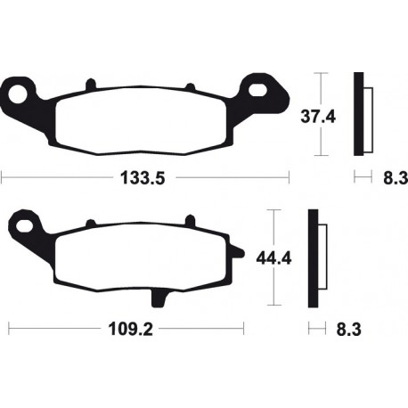 KAWASAKI KLR 650 (95-04) DELANTERAS BREMBO