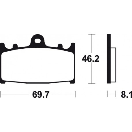 KAWASAKI KR-1 S 250 (90-16) DELANTERAS BREMBO