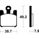 KAWASAKI VN MEAN STREAK 1600 (05-16) DELANTERAS BREMBO