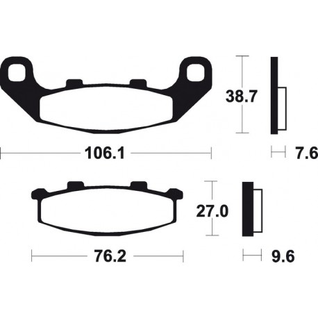 KAWASAKI XANTHUS 400 (92-16) DELANTERAS BREMBO