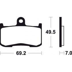 KAWASAKI Z 1000 (03-06) DELANTERAS BREMBO